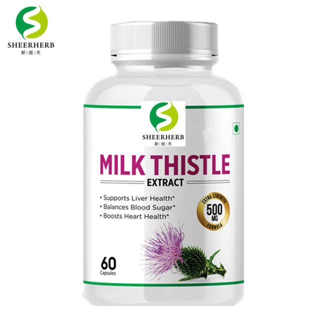 private label organic milk thistle extract capsule (2)