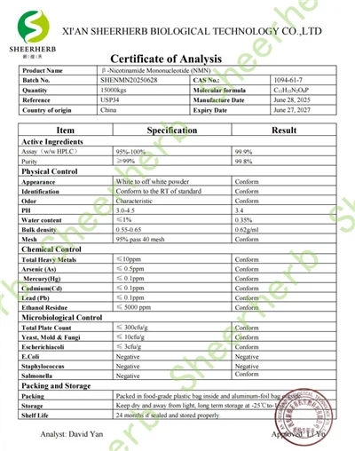 nmn powder coa